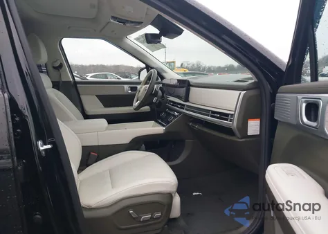 2025 Hyundai Santa Fe Hybrid Calligraphy from USA, damaged, VIN 5NMP5DG14SH038078